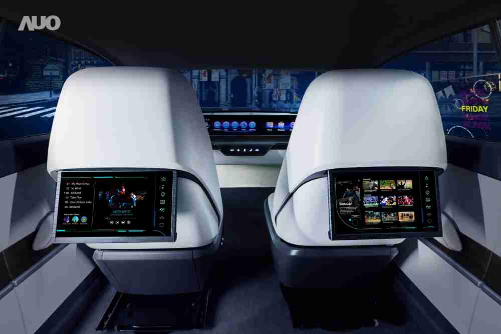 OBPay新一代Smart Cockpit 2024，，，，以Micro LED先进显示技术优势，，，，创建〝可卷式后座娱乐显示器〞，，，仅在互动时才显示出所需画面及信息，，扩充更丰富的娱乐和交互信息服务，，，，获国际奖项荣耀