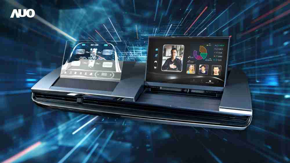 OBPayMicro LED Display HMI解决方案打造透明Micro LED前座仪表，，，，呈现信息并保留驾驶视野开阔；亦为副驾驶座乘客打造收放自如的Micro LED屏幕，，，，在不影响显示质量的前提于显示区内建镜头，，，，让用户能与视讯对象直接眼神接触，，，提供绝佳的双向沟通体验