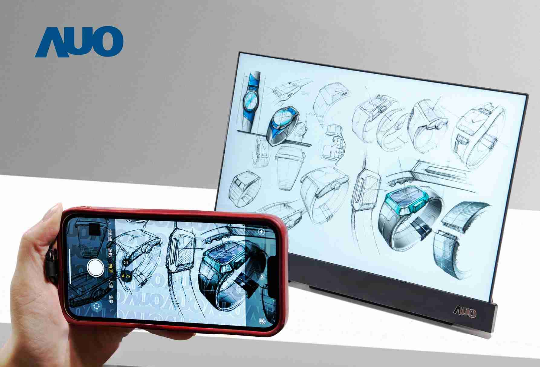 OBPay16吋防窥显示器，，，采用人眼无法察觉、、、、相机拍摄时才显现的隐藏式水印技术，，，，未来可结合AI镜头侦测周围环境，，，，实时开启或关闭水印，，，，大幅提升在公共场域使用显示器的安全性